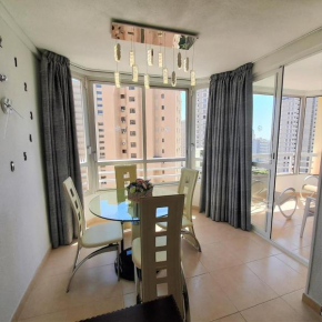 Apartment Alhambra Rincon de Loix Benidorm-sea view-free parking, Wi-Fi, pool, new air conditioning